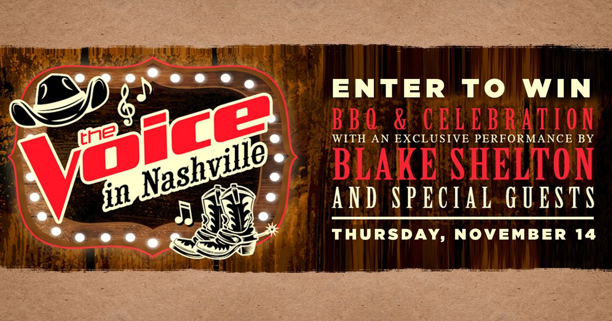 Win Tickets to an Exclusive The Voice Fan Event at Ole Red Nashville